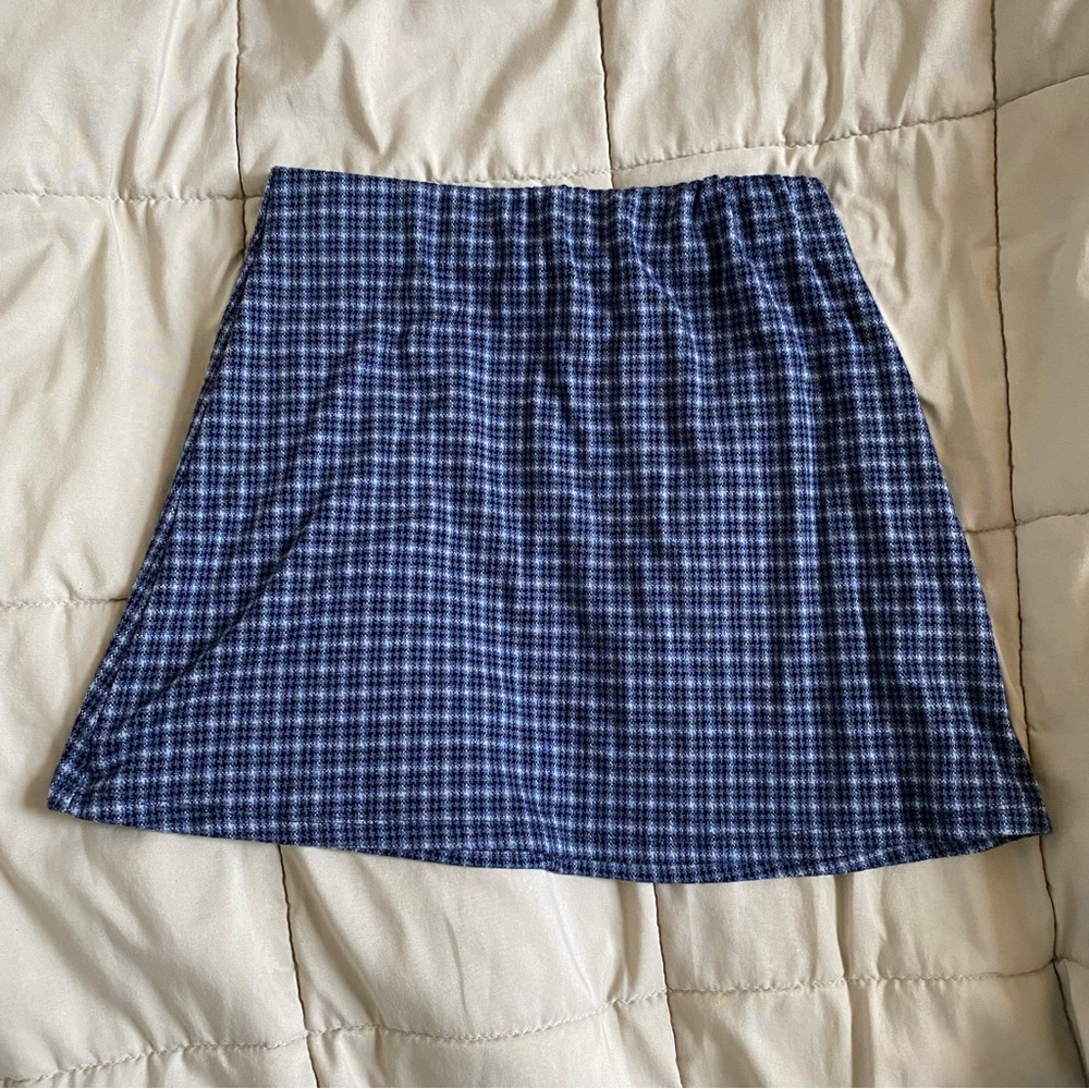 Urban Outfitters plaid high waisted mini skirt